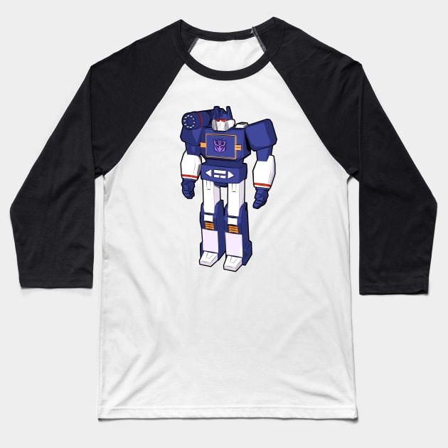 Soundwave the Decepticon! Baseball T-Shirt by gscottdesign